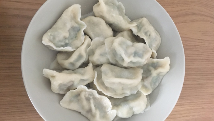 小白菜虾仁瘦肉饺子