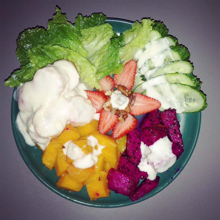 水果拼盘~营养果蔬沙拉的做法