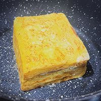 #芝士盖被 爆改芝味#小孩子抢着吃的番茄芝士三明治的做法图解13
