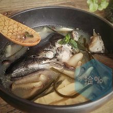 三文鱼头豆腐汤，鲜【三文鱼主题】