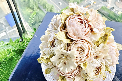 MAO.CAKE 豆沙裱花蛋糕