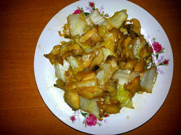 海螺片炒白菜