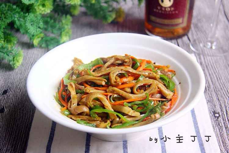 辣椒炒肚丝的做法