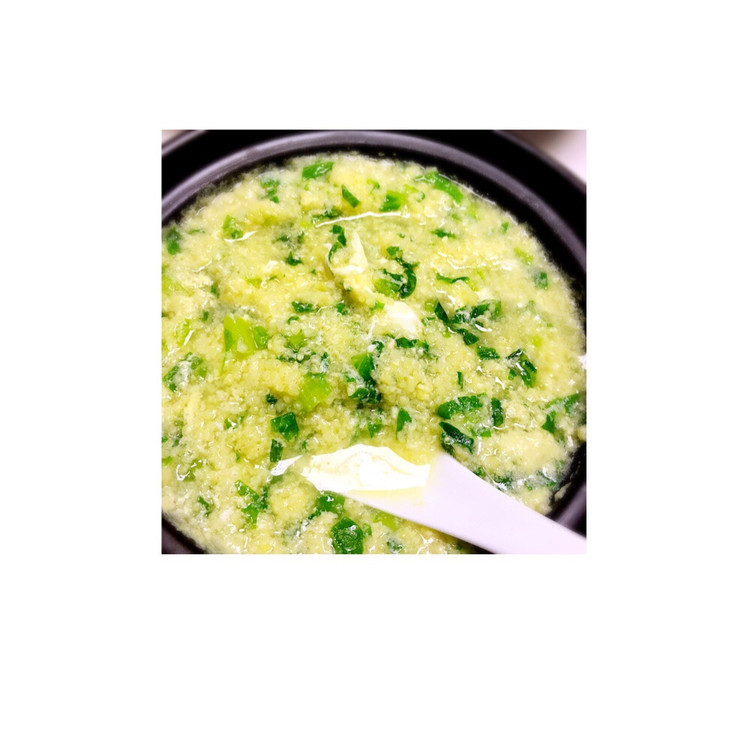 日食一膳－时蔬蛋花小米粥的做法