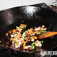 虾仁五彩豆腐羹的做法图解3