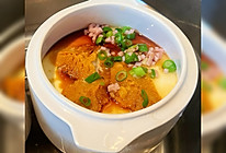 简约版海胆蒸鸡蛋的做法