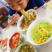 三色（发面）手擀面的做法图解13