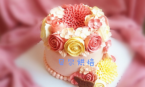 #九阳烘焙剧场#如何做一款好吃不油腻的韩式裱花蛋糕的做法