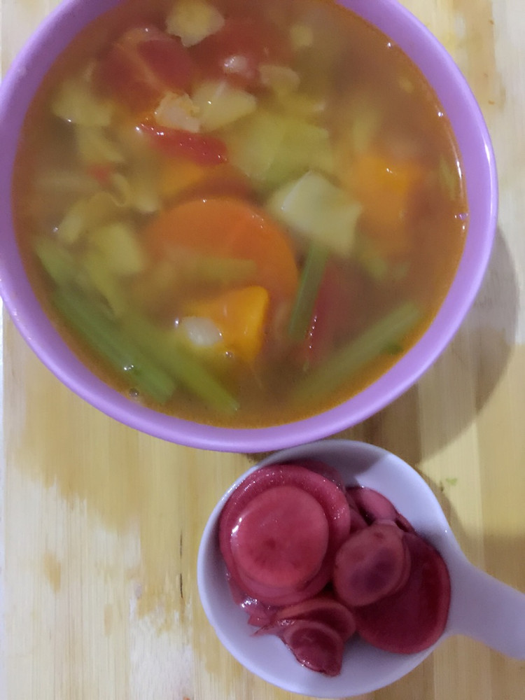 蔬菜瘦身汤的做法