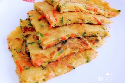 【时令鲜蔬煎饼】