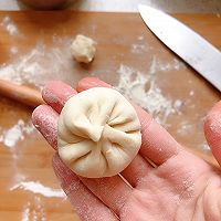 山药虾泥肉包的做法图解3