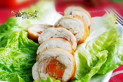蜜汁鸡卷