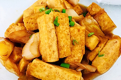 【家常菜】大葱烧豆腐