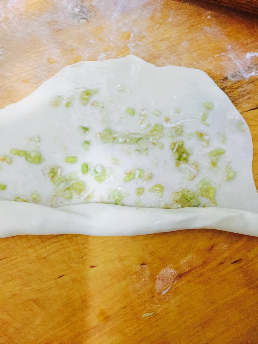 葱油金丝饼（超级简单一看就会）的做法图解7