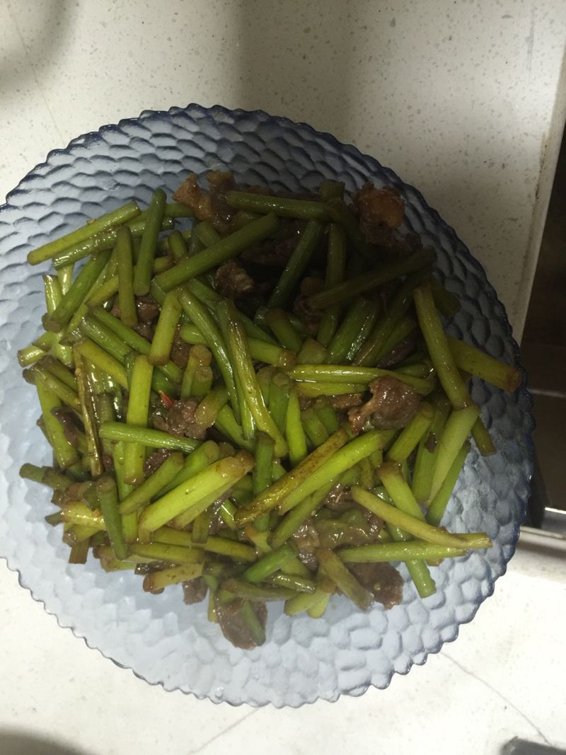 蒜苔炒肉