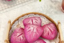 火龙果软欧（蔓越莓奶酥馅）的做法
