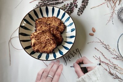 香蕉燕麦饼干