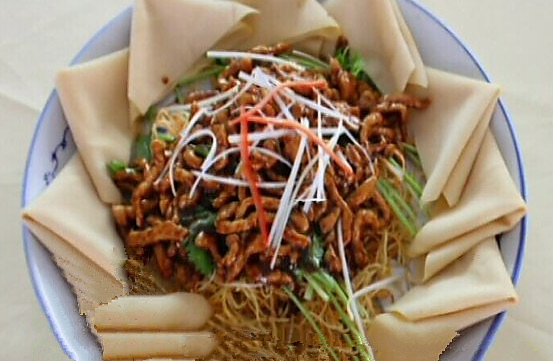 豆片也疯狂之“京酱肉丝”