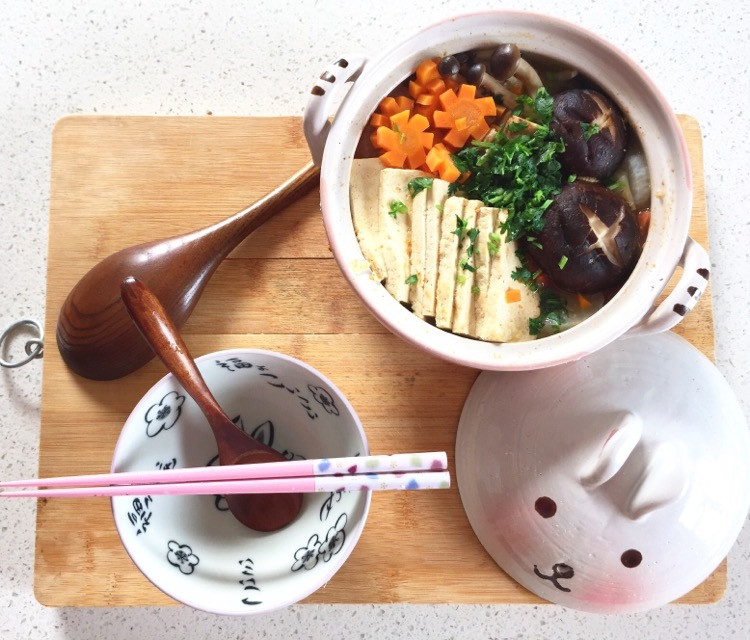 「低卡减肥餐」全素日式小火锅的做法