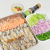 #轻食三剑客 嗨吃不怕胖#海鲜捞汁的做法图解1
