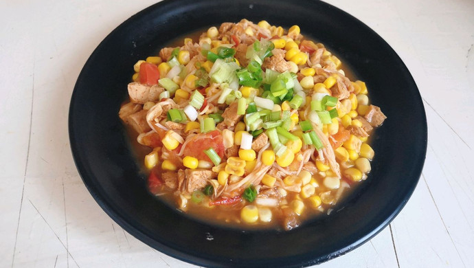 茄汁玉米鸡胸肉