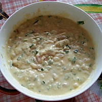 洋葱鸡蛋豆渣饼的做法图解3