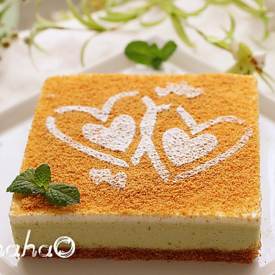 之豌豆酸奶慕斯蛋糕