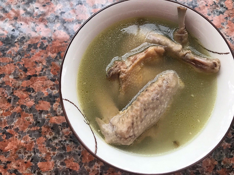 绿豆老鸽汤的做法