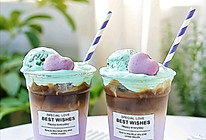 #烘焙美学大赏#薄荷冰淇淋拿铁咖啡的做法