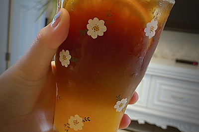 夏日橙香气泡美式