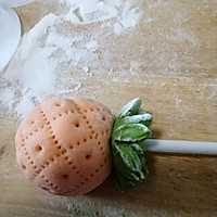 蔬菜面团菠萝豆沙包的做法图解18