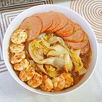 #轻食季怎么吃#鲜虾火腿娃娃菜的做法图解12