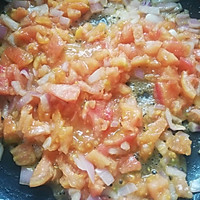 家庭版#番茄芝士猪扒意大利面   2人版的做法图解10
