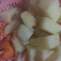 青椒土豆鸡心的做法图解2