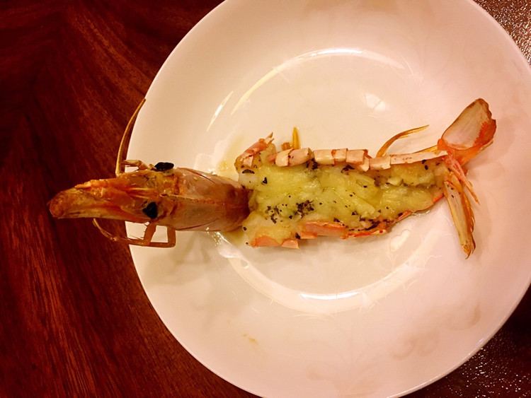 芝士焗缅甸红虾的做法