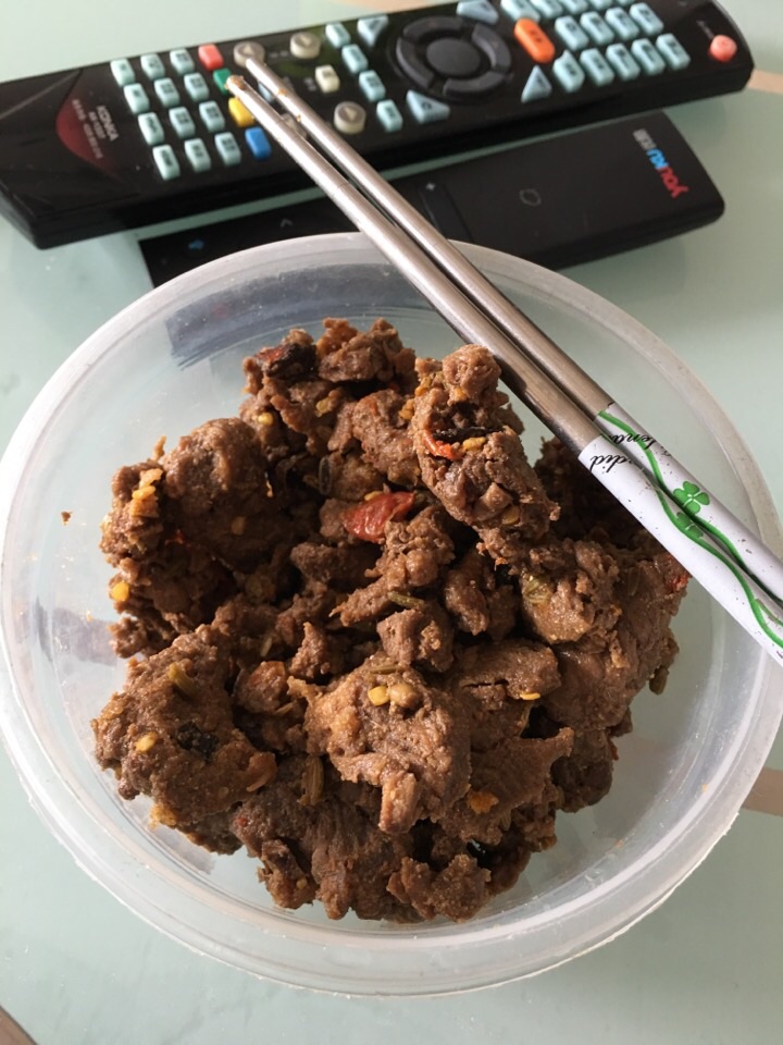 少油少盐的香菇牛肉酱的做法图解6