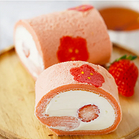 樱花蛋糕卷,惊艳的口感,迷人的颜值 上海烘焙展的做法图解13