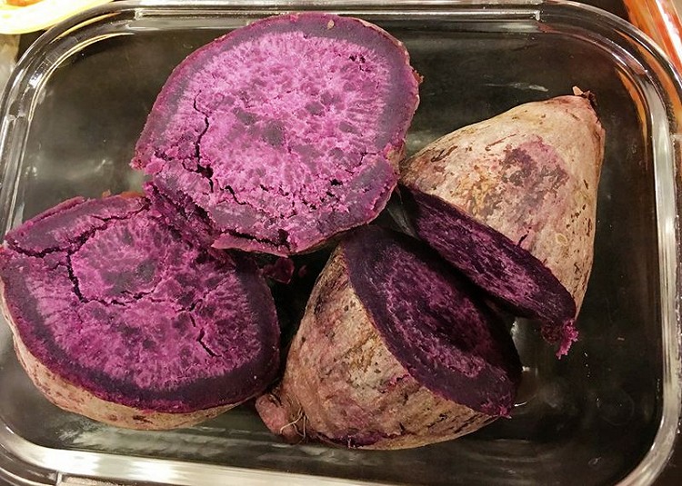 烤紫薯的做法
