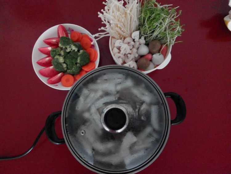 养生小火锅（二人食）的做法