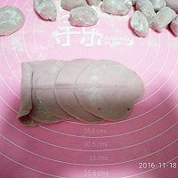 紫薯玫瑰馒头的做法图解6