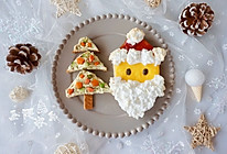 圣诞老人&圣诞树吐司#柏翠辅食节-营养佐餐#的做法