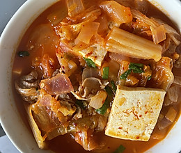 韩式泡菜肥牛汤的做法