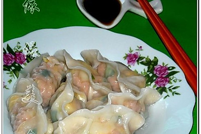 胡萝卜玉米肉末馅饺子
