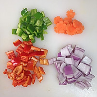 酱香肉炒饭的做法图解3