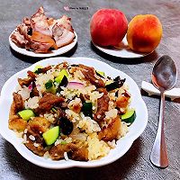#刘畊宏女孩减脂饮食#时蔬羊肉串炒饭的做法图解12