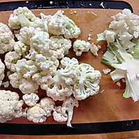 「无淀粉」冒充白饭的花菜——虾仁蛋炒饭的做法图解2