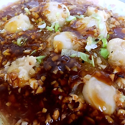 金针菇粉丝蒸扇贝