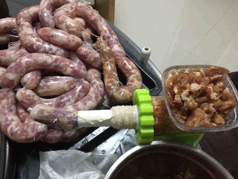 自制广式腊肠的做法图解8