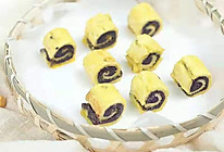 「宝宝辅食」1Y+紫薯肉松吐司卷的做法