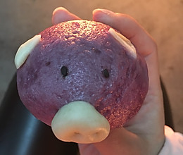 小猪紫薯馍的做法